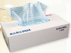 ミニミニクロス[100枚入/箱][Art2425]《アプソン正規取扱店》ダスター　クロス　雑巾　セルロース　デ..