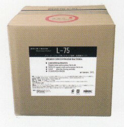 L-75［20L］【グリーストラップ用バクテリア製剤(濃縮タイプ)】《エムアイオージャパン正規代理店》[事業者限定]●北海道・沖縄離島は別途送料がかかります。