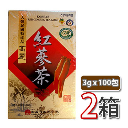 楽天BOBUSANG韓国産【高麗紅参茶】100包x2箱 【紅参】「紙箱」200包 韓国食品 韓国料理 韓国食材 お茶 韓国お茶 伝統お茶 健康お茶 粉末 お土産 韓国お土産 お歳暮 お中元 ギフト プレゼント お贈り物 高麗人参【冬に大人気商品】 ★★（08011x2）【S】