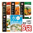 【送料無料】【ファーチェ】本格キムチの素 お選び5点セット 花菜 ファーチェ まぜるだけ 「キムチ素 / カクテキ素 / オイキムチの素 / 白キムチ素/ 水キムチ素」 【韓国食品・ヤンニョム】下漬・塩漬が不要です！生野菜が約60分で漬け上がり♪