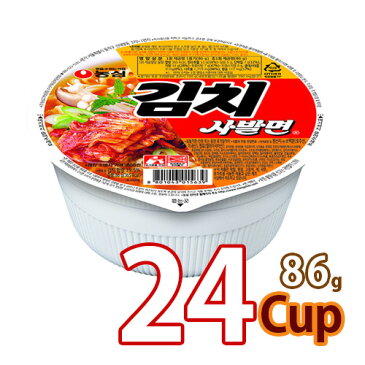 (01007x24)【S】【農心】キムチ 小カップ麺 ★ 86g x 24カップ ★(1box) 韓国食品 輸入食品 韓国食材 韓国料理 韓国お土産 韓国ラーメン 非常食品 乾麺 インスタント ラーメン 激安 ★★