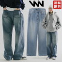 【正規品】 WV PROJECT デニム ジーンズ Guide Washing Denim Pants JNLP7650 ☆ レディース メンズ ユニセックス カジュアル オーバー..