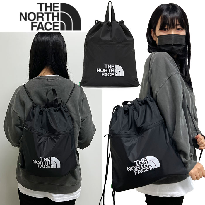 楽天DOOR SEOUL【正規品】 THE NORTH FACE ロゴ バック ナップサック SPORTS GYM SACK NN2PP04 ☆ ジム スポーツ 鞄 スクールバッグ メンズ レディース ユニセックス ロゴ シンプル カジュアル 韓国 ノースフェイス 【韓国発送/海外通販/関税込/送料無料】