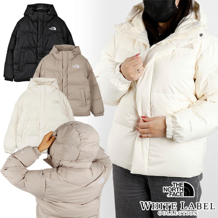 【正規品】THE NORTH FACE ダウン ジャケット クロップ FREE MOVE DOWN JACKET NJ1DP52☆レディース 女性 ロゴ カジュアル シンプル 防寒 アウター ショート丈 コート フード付き 韓国ファッション 韓国 ノースフェイス 【韓国発送/海外通販/関税込/送料無料】