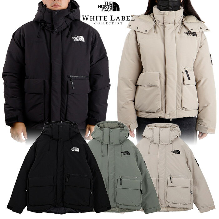 【正規品】 THE NORTH FACE ダウン ジャケット ハイネック RANGER DOWN JACKET NJ1DP58 ☆ アウター ロゴ キルティングなし RDS ワッペン 保温性 防寒 韓国 2WAYジッパー 韓国限定 WHITE LABEL ホワイトレーベル ノースフェイス 【韓国発送/海外通販/関税込/送料無料】