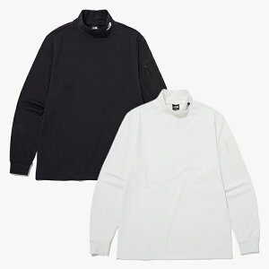 【正規品】 THE NORTH FACE カットソー ハイネック TNF L/S MOCKNECK NT7XP60 ☆ レギュラーフィット 長袖 メンズ シンプル カジュアル ストリート アウトドア ロゴ 春 秋 冬 韓国 ノースフェイス 【韓国発送/海外通販/関税込/送料無料】