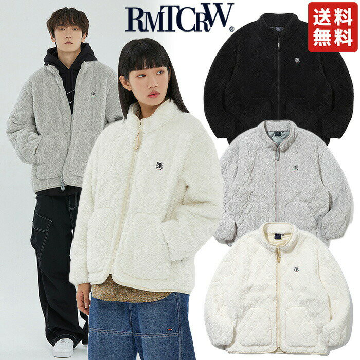 【正規品/送料無料】 2023秋新作 ROMANTIC CROWN / CFLIGHT FLEECE JACKET ジャケット フリース アウター もこもこ 防風 防寒着 保温性 ゆったり メンズ レディース ユニセックス 冬 韓国ブランド 韓国ファッション ロマンティッククラウン 【韓国発送/海外通販/関税込】