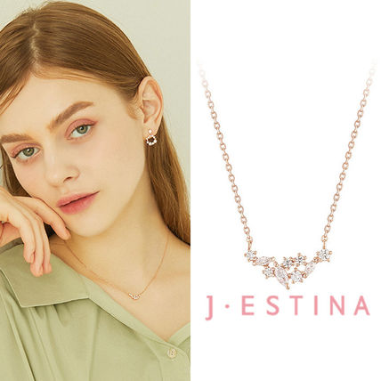 J.ESTINA ネックレス J.Blanc Necklace ☆ ペンダント シンプル カジュアル レディース K-POP アイドル着用 プレゼント 記念日 春 夏 秋 冬 オールシーズン 大人気 韓国ファッション 韓国ブランド ジェイエスティナ