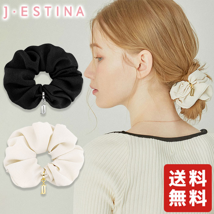 楽天DOOR SEOUL【正規品/送料無料】 J.ESTINA / LALA J Hair Scrunchie シュシュ ヘアアクセサリー エレガント シンプル レディース 大人気 プレゼント 記念日 オールシーズン 韓国 人気 韓国ファッション 韓国ブランド ジェイエスティナ【韓国発送/海外通販/関税込】