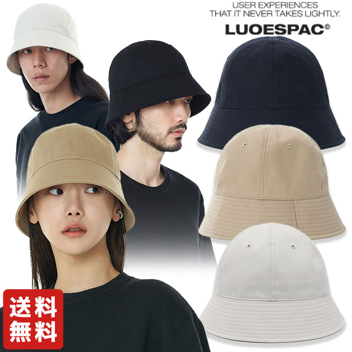 【正規品/送料無料】LUOESPAC / Overfit round bucket hat バケットハット バケハ 深め シンプル 帽子 レディース メンズ 日よけ 紫外線 人気 韓国ファッション 春 夏 秋 冬 韓国ブランド ルオエスパック K-POP アイドル愛用【正規品/送料無料】