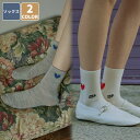 【正規品】 HOTEL PARIS CHILL 靴下 Coeur Wool Socks ☆ 無地 ウール ソックス レディース カジュアル ストリート シンプル...