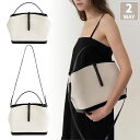 【正規品】 KINDERSALMON ハンドバッグ ショルダーバッグ Leather-Trimmed Canvas Crossbody Ecru ☆ レディース...