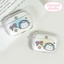 【正規品】 Monani Studio Airpodsケース イヤホンケース Cat Star Ribbon AirPods Hard Case ☆ テックアク...