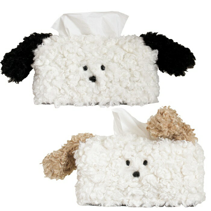 【今だけ10%OFF＋クーポン】 gogreenobject ティッシュケース 子犬 パピーティッシュケース ☆ 犬 イヌ ..