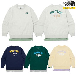 【正規品】 THE NORTH FACE トレーナー K'S SCHOOLDAY SWEATSHIRTS NM5MQ04 ☆ キッズ 子供服 綿 コットン 男の子 女の子 コットン ロゴ シンプル カジュアル ストリート 春 秋 冬 韓国ファッション 韓国 ノースフェイス 【韓国発送/海外通販/関税込/送料無料】