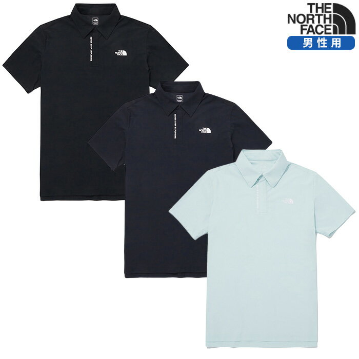 ザ・ノース・フェイス ポロシャツ メンズ 【正規品】 THE NORTH FACE ポロシャツ 半袖 M'S ICE GREEN S/S POLO NT7PQ01 ☆ メンズ トップス ベーシック シンプル カジュアル 伸縮性 軽量 冷感素材 春 夏 秋 韓国ファッション ノースフェイス 【韓国発送/海外通販/関税込/送料無料】