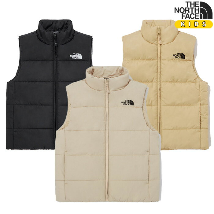 【正規品】 THE NORTH FACE ダウンベスト キッズ K'S COMFORT HEAT VEST NV3NP56 ☆ キッズ ベスト 春 秋 冬 シンプル カジュアル ストリート アウトドア 女の子 男の子 韓国ファッション ノースフェイス 【韓国発送/海外通販/関税込/送料無料】