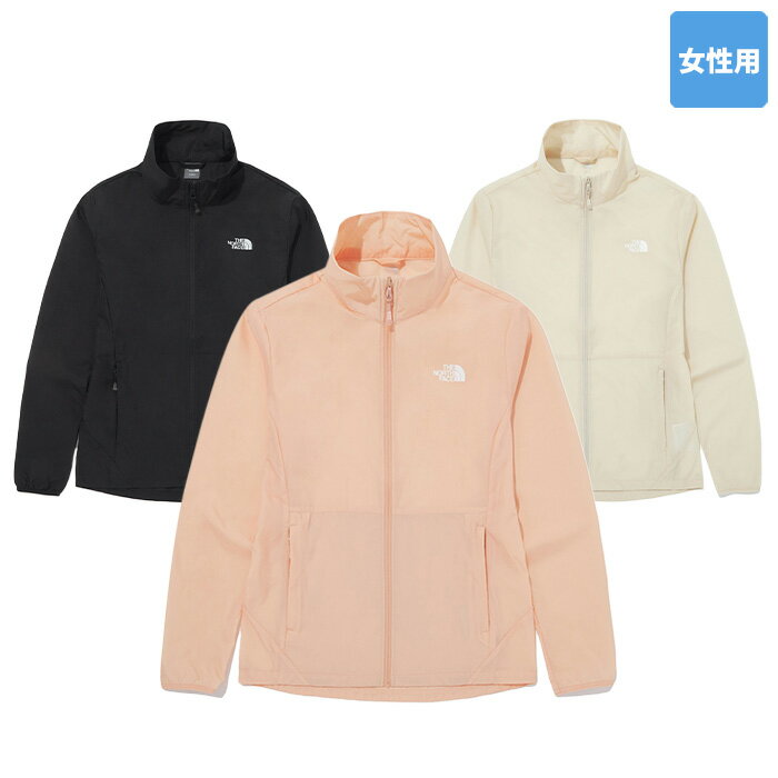  THE NORTH FACE ジャケット 軽量 W'S FLYHIGH JACKET NJ3LQ30 ☆ レディース アウター フード パッカブル機能 ハンドポケット ロゴ シンプル カジュアル ストリート 春 夏 秋 冬 韓国ファッション ノースフェイス 