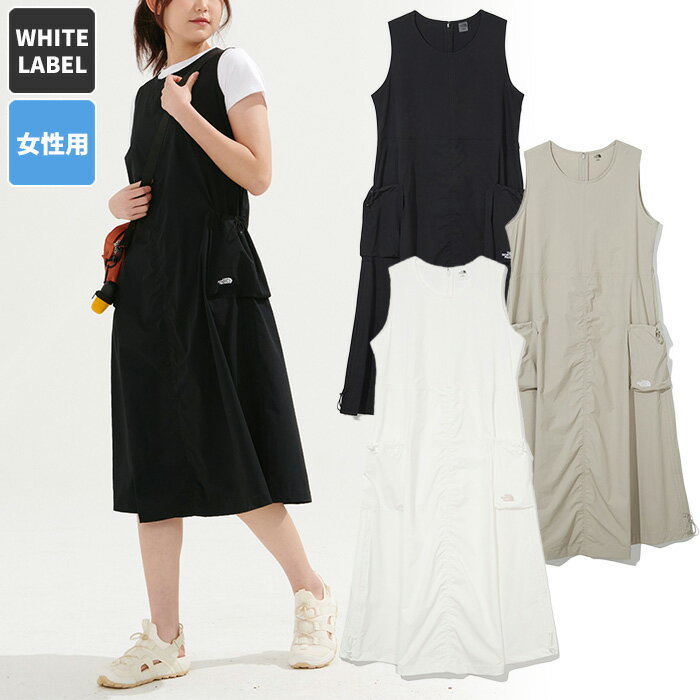 【正規品】 THE NORTH FACE ワンピース スリーブ W'S BREEZY ONEPIECE NT7ZQ30 ☆ レディース カジュアル ベーシック ロゴ シンプル ウエストライン 重ね着 レイヤード 韓国ファッション 韓国 ノースフェイス 【韓国発送/海外通販/関税込/送料無料】のサムネイル