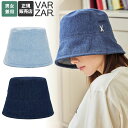 【正規販売店】 VARZAR バケットハット VA Stud Non Washing Denim Drop Bucket Hat ☆ バケハ ハット 深め ロゴ カジュアル シンプル レディース メンズ 韓国 韓国ブランド バザール 【関税込/送料無料】