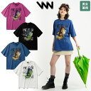 【購入特典Tシャツ付き!】 WV PROJECT Tシャツ ゆったり Falling 1/2 sleeve t-shirts JIST7707 ☆ オーバーフィ...