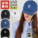 【正規販売店】VARZAR キャップ 帽子 3D Monogram Stitch Over Fit Ball Cap ☆ デニム シンプル レディース 紫外線対策 小顔効果 大人気 韓国ファッション 春 夏 秋 冬 オールシーズン 韓国ブランド バザール【韓国発送/海外通販/関税込/送料無料】