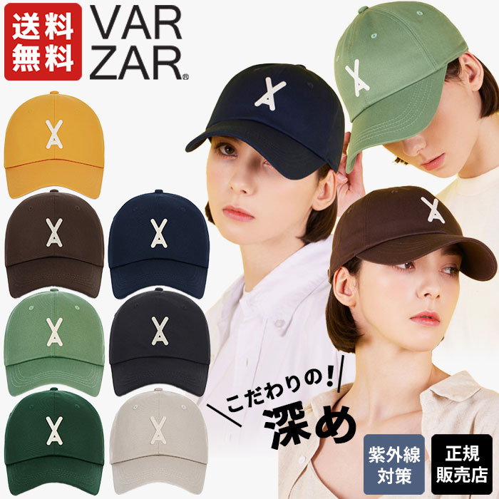 楽天DOOR SEOUL【正規販売店/送料無料】 VARZAR / VA Applique Over Fit Ball Cap キャップ 帽子 ベースボール シンプル レディース メンズ ユニセックス 紫外線対策 小顔 人気 韓国ファッション 春 夏 秋 冬 韓国ブランド バザール【韓国発送/海外通販/関税込】