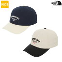【正規品】 THE NORTH FACE キャップ K’S ROUND LOGO BALL CAP NE3CR05 ☆ 帽子 ボールキャップ 子ども用 キッズ 男の子 女の子 シンプル カジュアル ストリート 韓国 ノースフェイス 【関税込/送料無料】