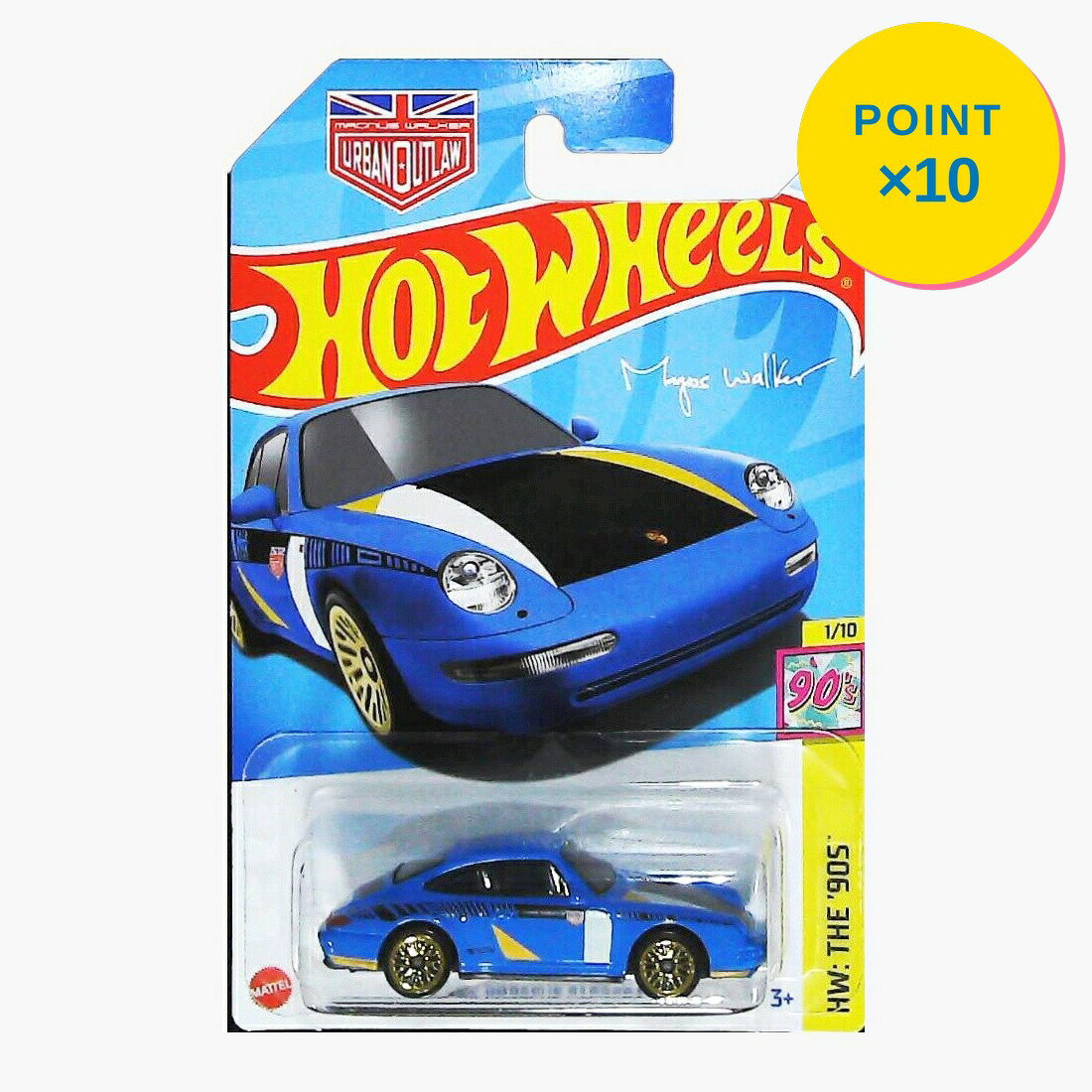 Rakuten - 【エントリーで全品P10倍】マテル ホットウィール Hot Wheels ベーシックカー '96 Porsche Carrera【HTB03】 新品 正規品