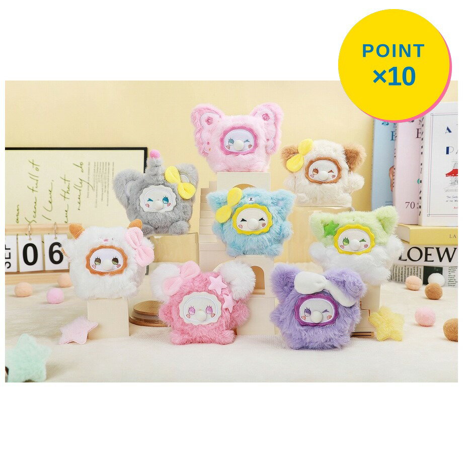 Rakuten - 【エントリーで全品P10倍】【予約】 YANCHUANG CULTURE LOVELY EMMA RUA RUA(ルアルア)動物園 風船ガムシリーズ トレーディングプラッシュ BOX 6個入り 【2026年6月発売予定】