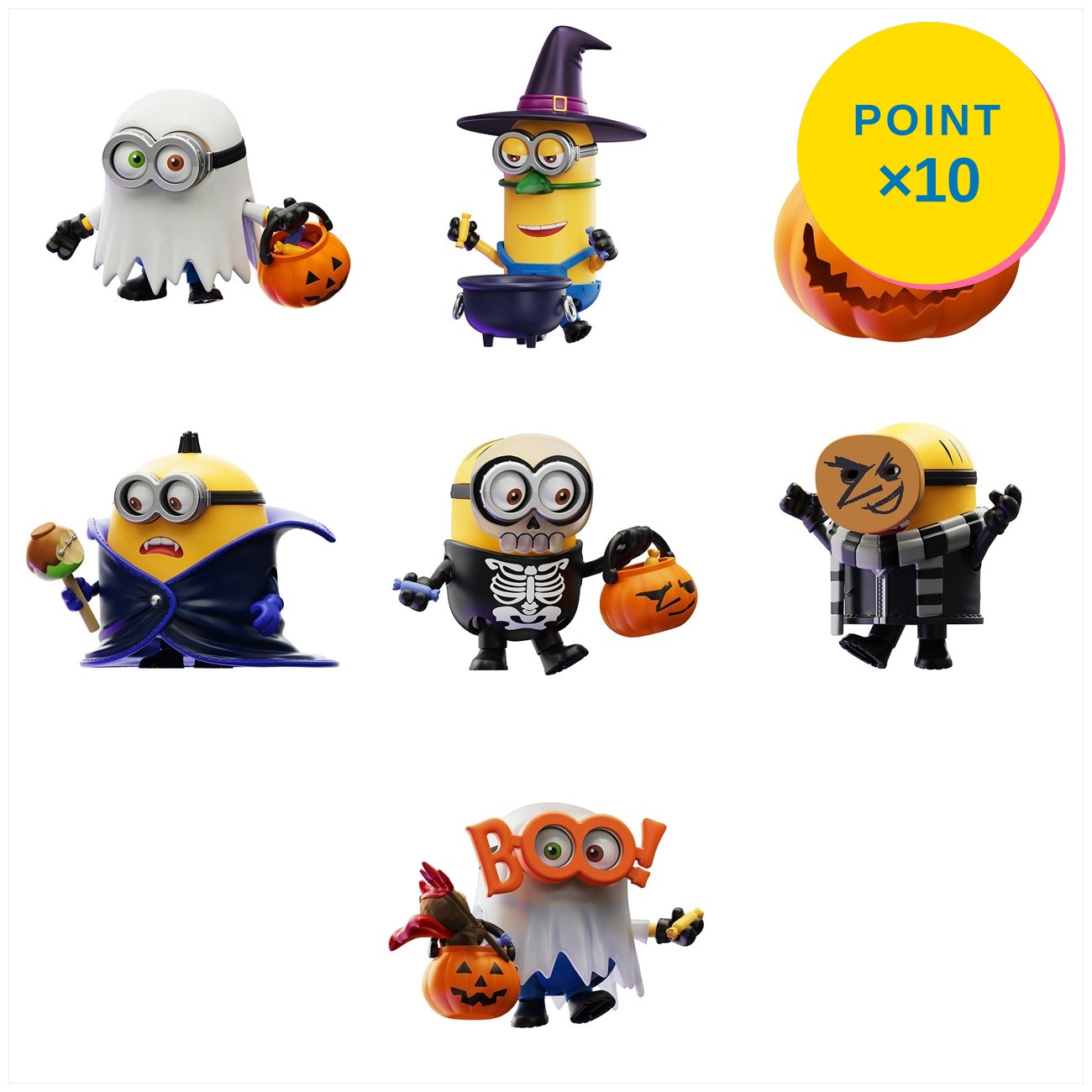 乐天商城 - 【エントリーで全品P10倍】【予約】 BLOKEES ミニオンズ Mokoo シリーズ 03 ベロウィーン 1BOX 6個入り フィギュア 【2026年6月発売予定】