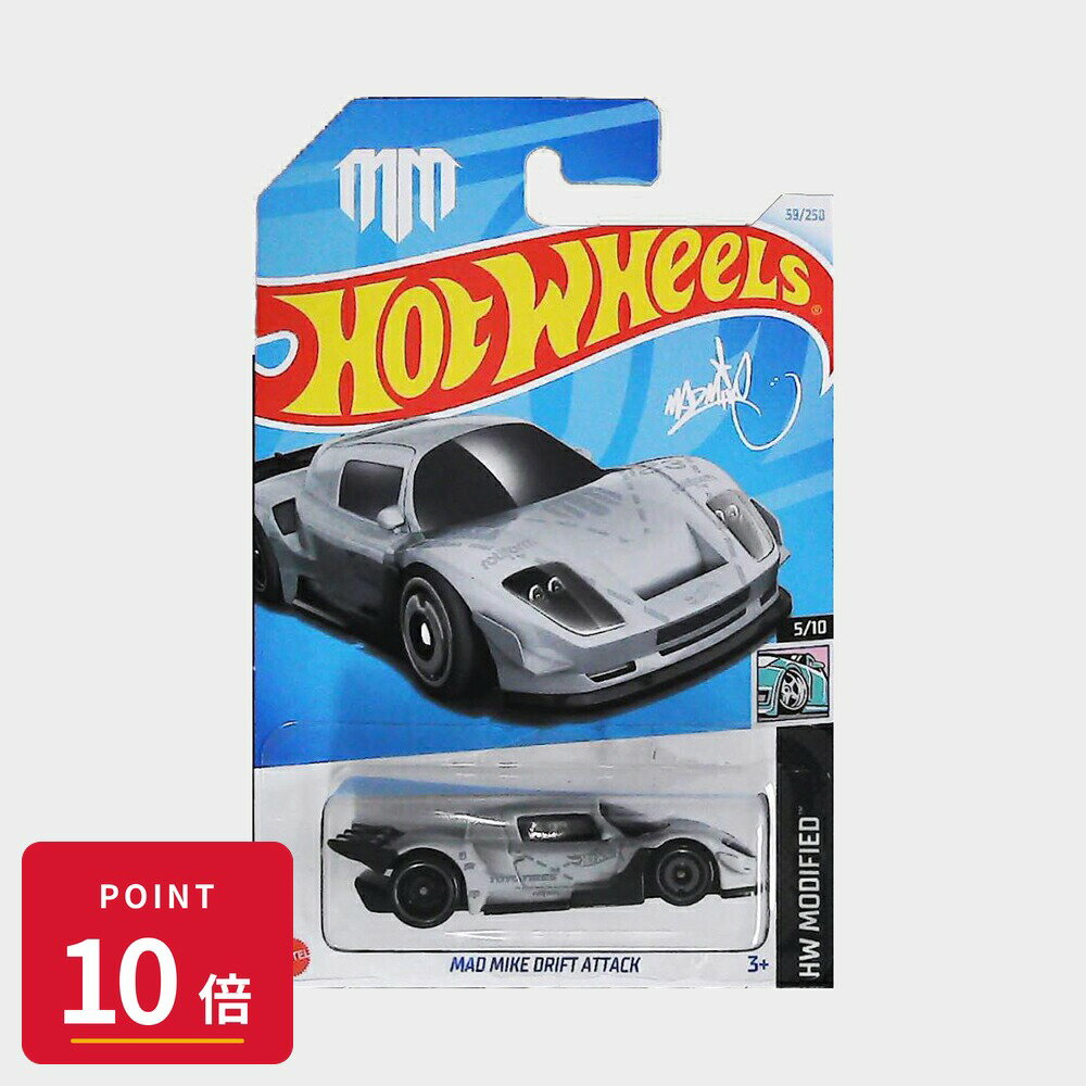 乐天商城 - 【エントリーで全品P10倍】マテル ホットウィール Hot Wheels ベーシックカー Mad Mike Drift Attack【HTB66】 新品 正規品