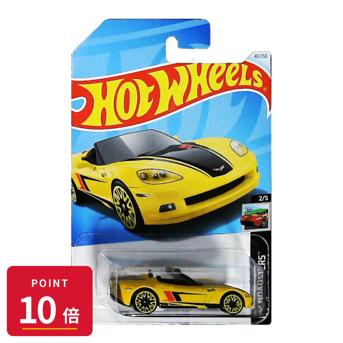 樂天商城 - 【エントリーで全品P10倍】マテル ホットウィール Hot Wheels ベーシックカー Corvette C6【HTD20】 新品 正規品