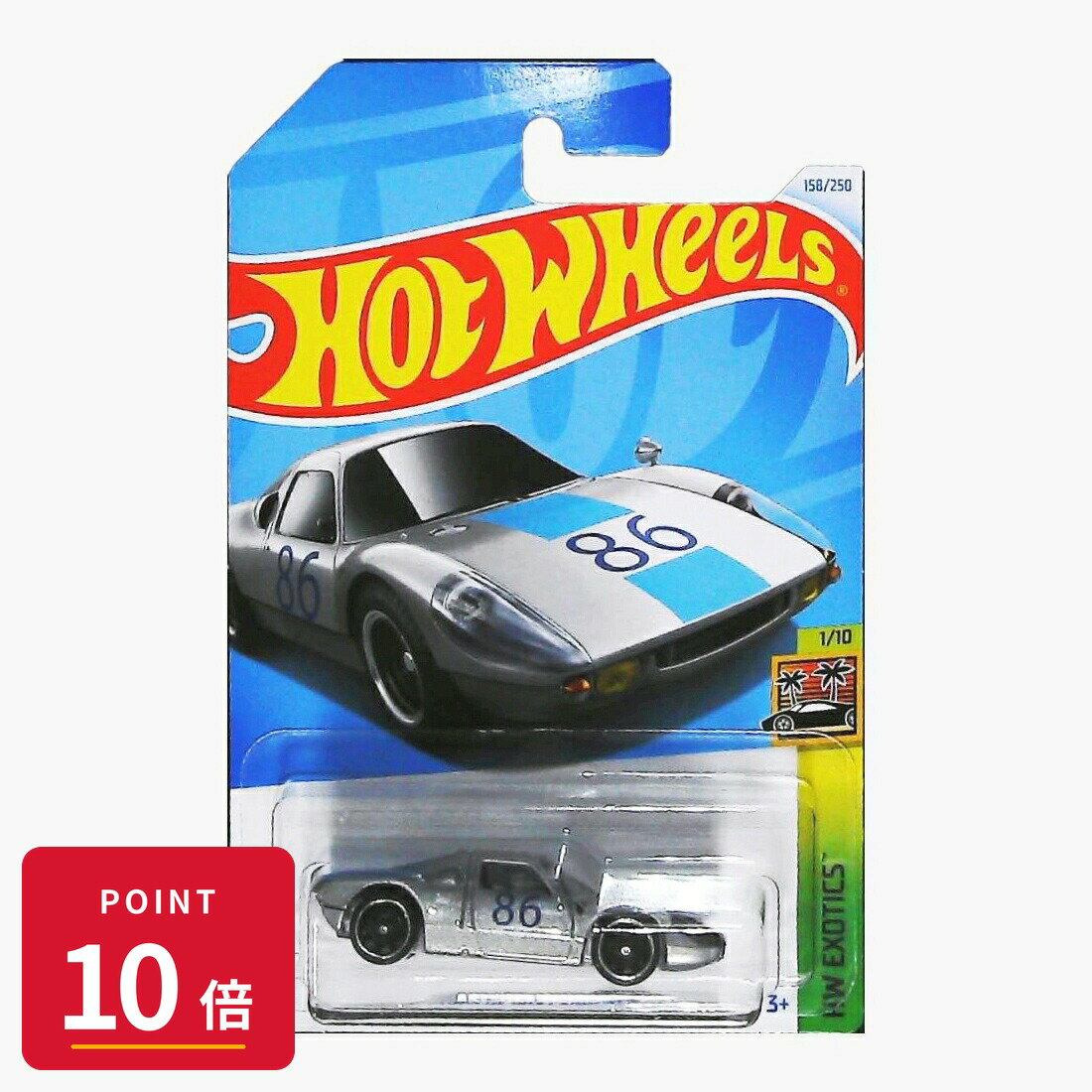 Rakuten - 【エントリーで全品P10倍】マテル ホットウィール Hot Wheels ベーシックカー Porsche 904 Carrera GTS【HRY73】 新品 正規品