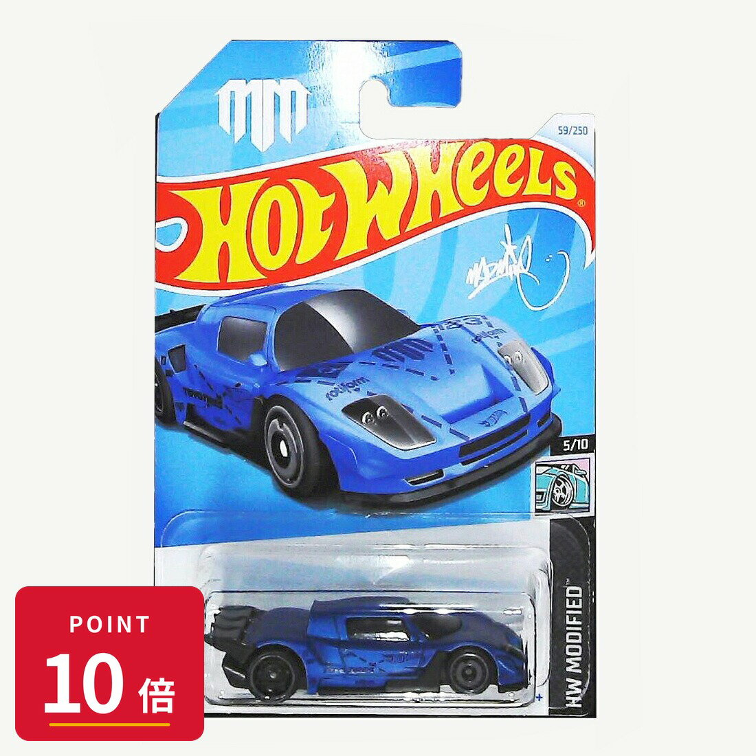 Rakuten - 【エントリーで全品P10倍】マテル ホットウィール Hot Wheels ベーシックカー Mad Mike Drift Attack【HTC91】 新品 正規品