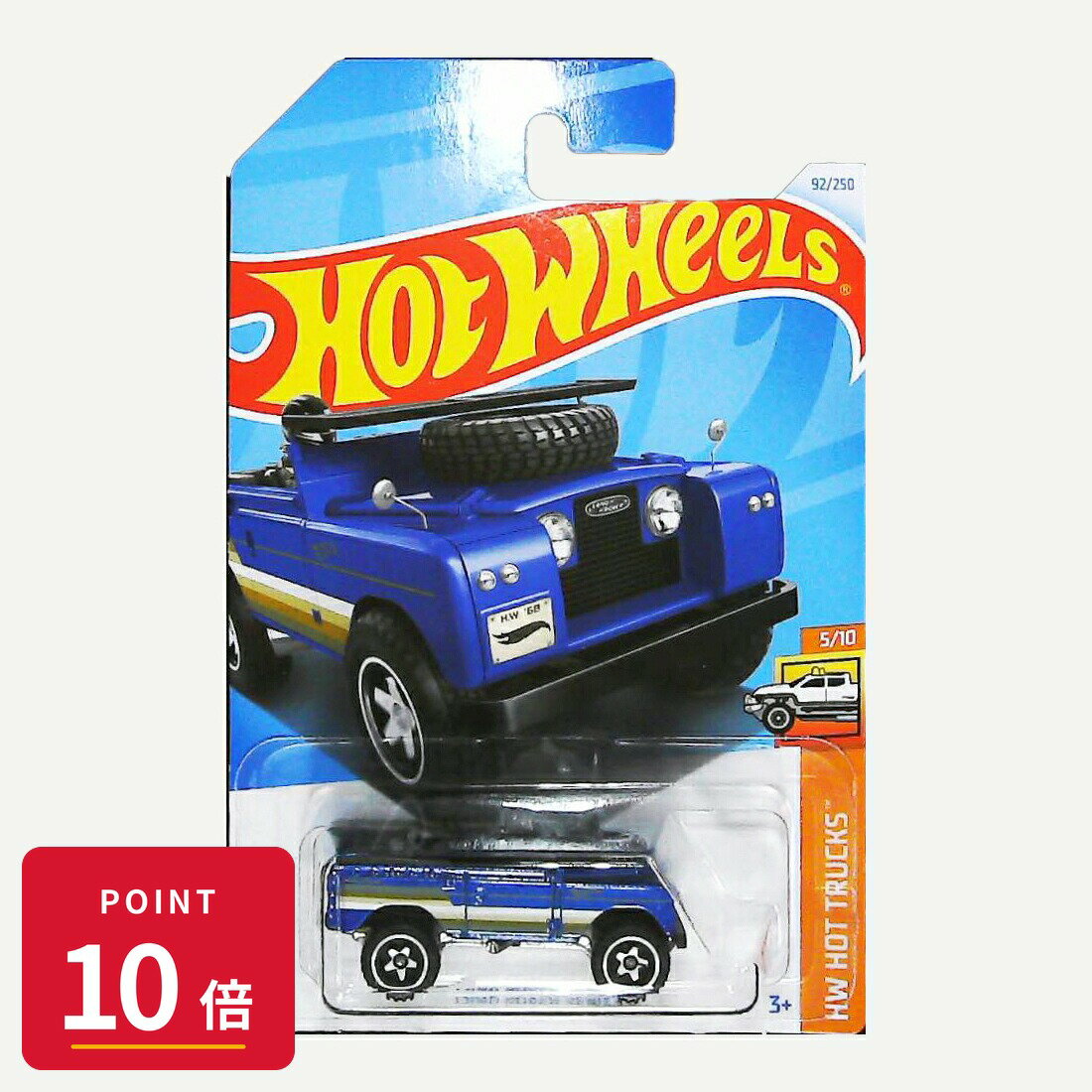 乐天商城 - 【エントリーで全品P10倍】マテル ホットウィール Hot Wheels ベーシックカー Land Rover Series II【HTD41】 新品 正規品