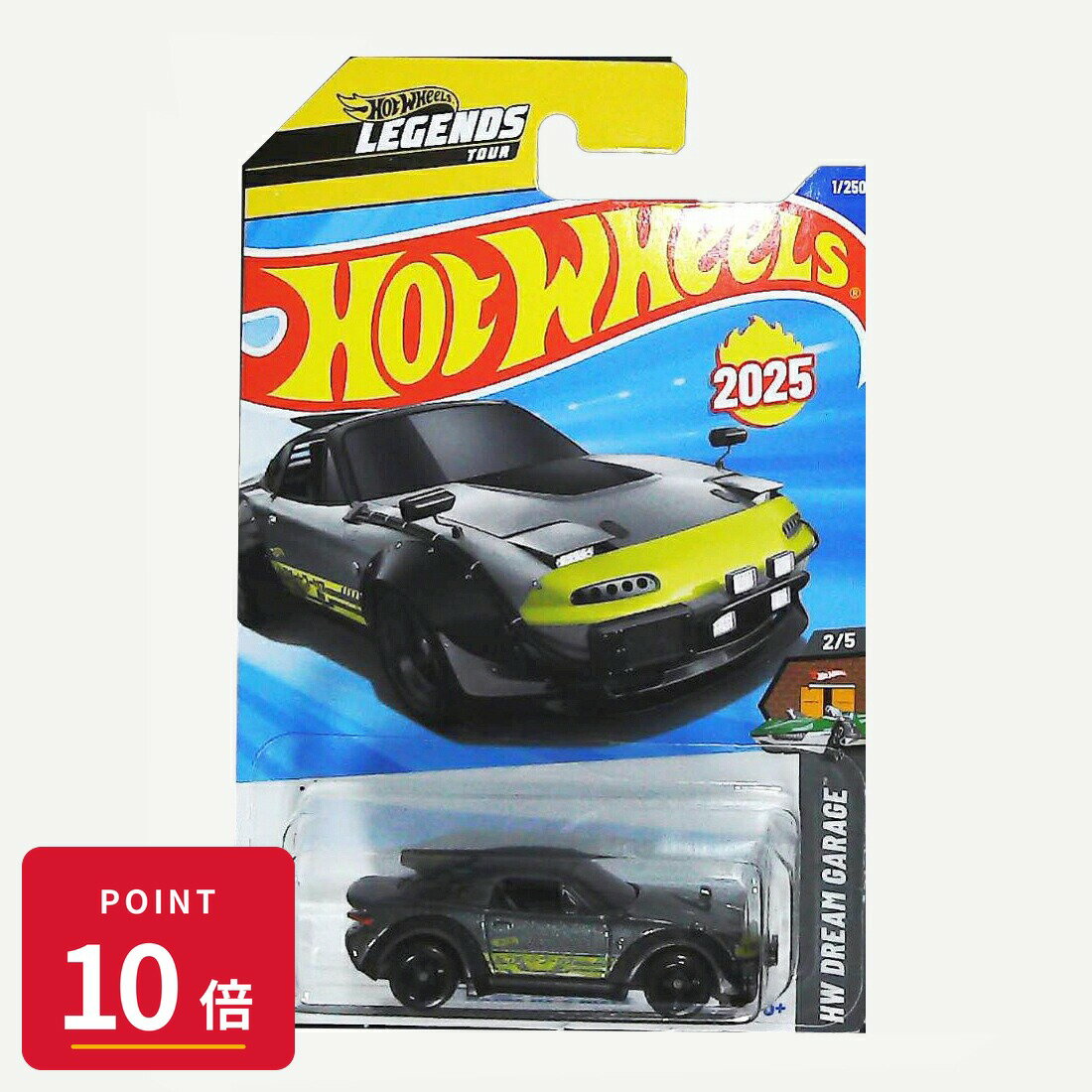 Rakuten - 【エントリーで全品P10倍】マテル ホットウィール Hot Wheels ベーシックカー Mazda MX-5 Miata【HYW18】 新品 正規品