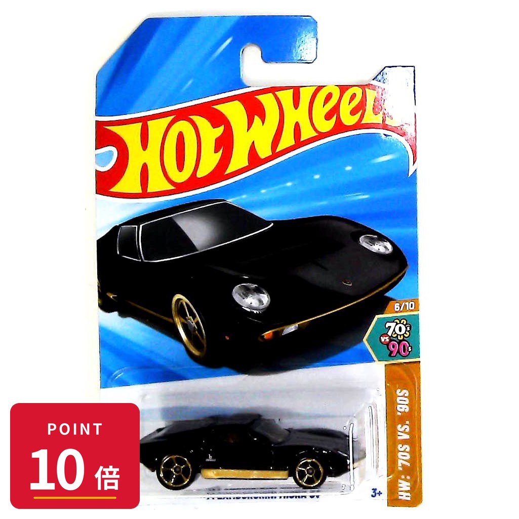 乐天商城 - 【エントリーで全品P10倍】マテル ホットウィール Hot Wheels ベーシックカー '71 Lamborghini Miura SV 【HYX73】 新品 正規品