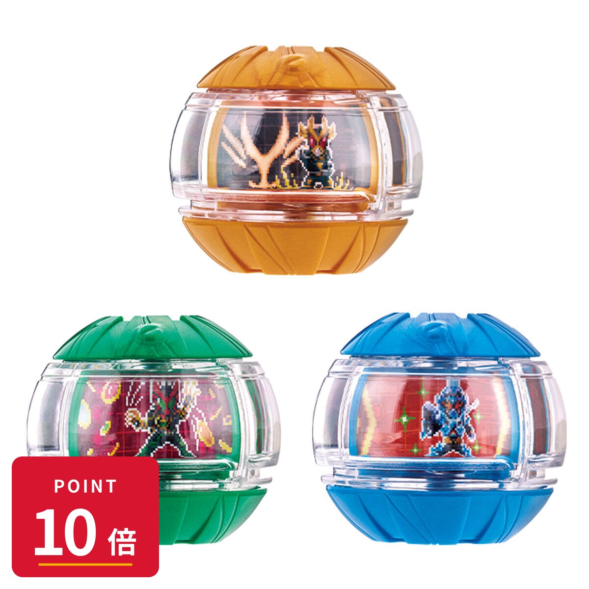 Rakuten - 【エントリーで全品P10倍】バンダイ 仮面ライダーゼッツ DXレジェンドライダーカプセムセット02 おもちゃ 新品 正規品 ギフト ラッピング対応【RSL】