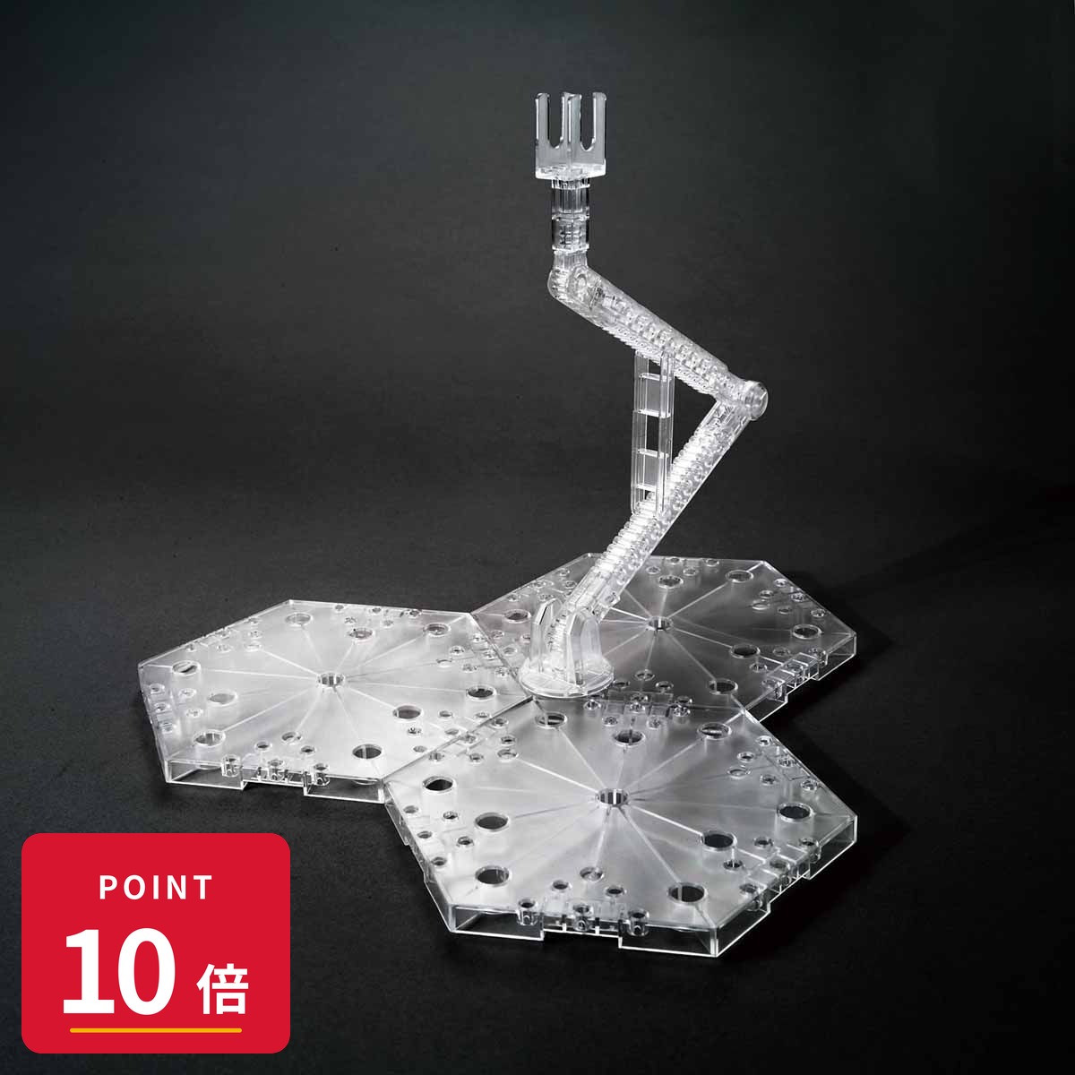 乐天商城 - 【エントリーで全品P10倍】バンダイスピリッツ アクションベース4 クリア プラモデル 新品 正規品 4573102588142 ギフト ラッピング対応【RSL】