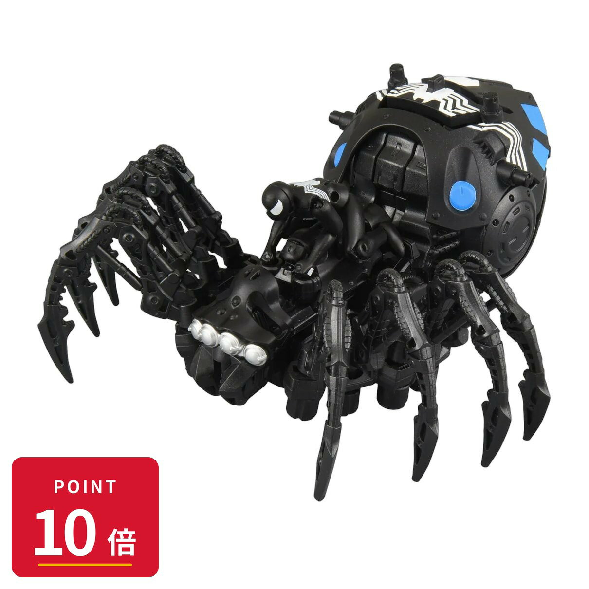 Rakuten - 【エントリーで全品P10倍】タカラトミー SYNERGENEX SPIDER ZOIDS BLACK SPIDER-MAN special 塗装済み可動フィギュア 新品 未開封 ギフト ラッピング対応【RSL】