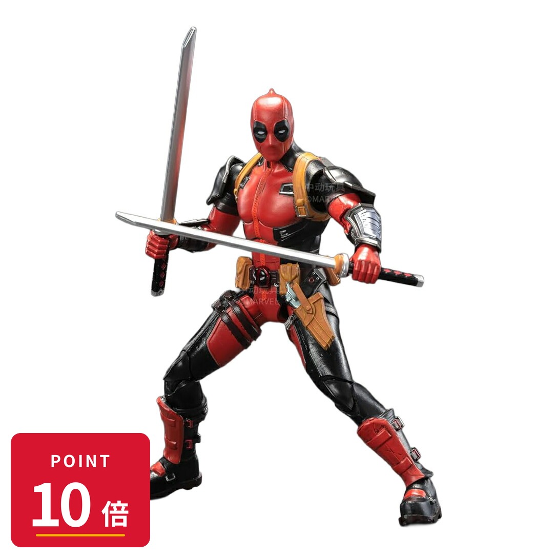 乐天商城 - 【エントリーで全品P10倍】ZD TOYS マーベル Marvel スーパーゲームズ Super Games アクションフィギュア デッドプール Deadpool 1917-06 1/10 全高約18cm 新品 正規品