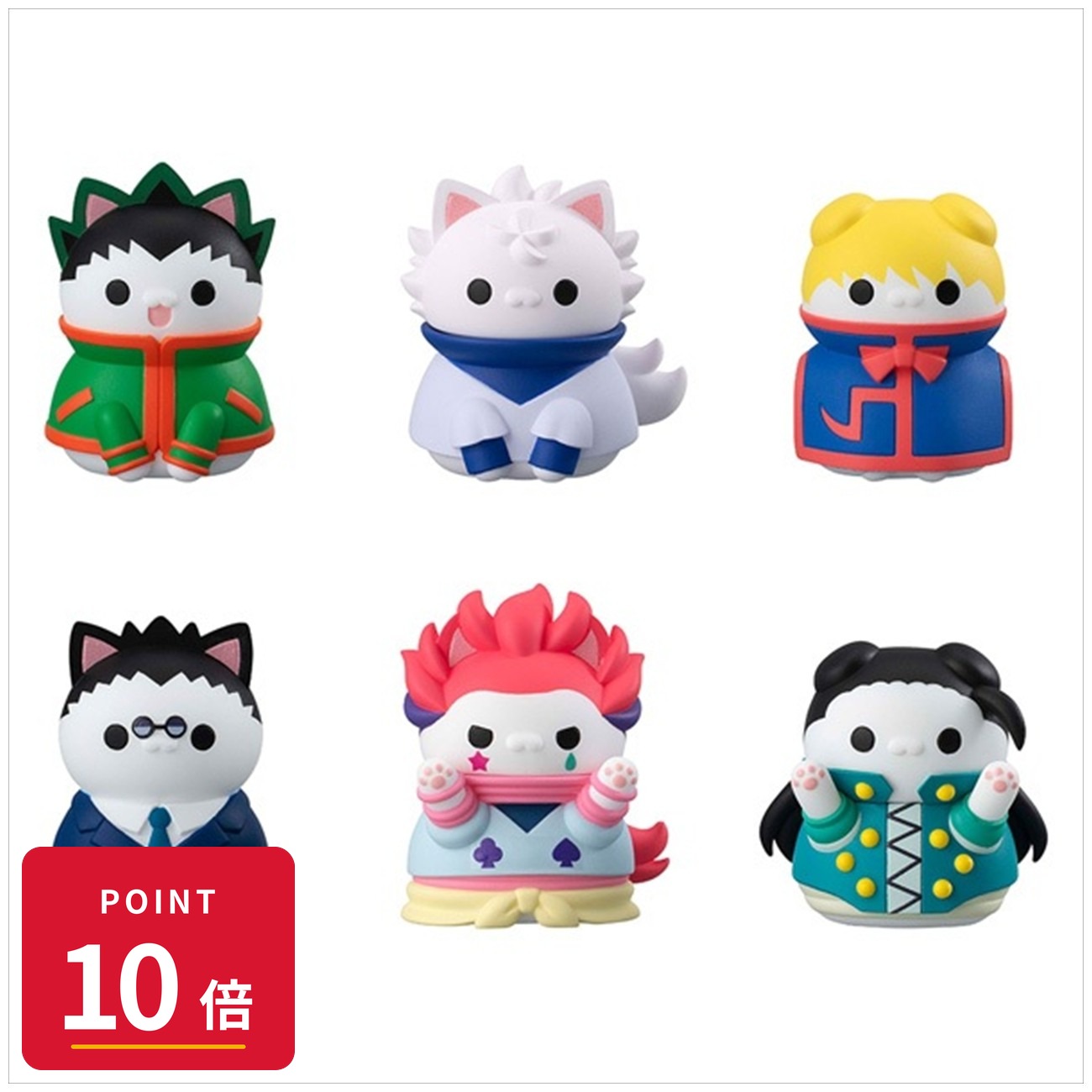 乐天商城 - 【エントリーで全品P10倍】【予約】 メガハウス MEGA CAT PROJECT HUNTER×HUNTER NYANTER×NYANTER HUNTER×CAT BOX 8個入り フィギュア 【2026年12月発売予定】