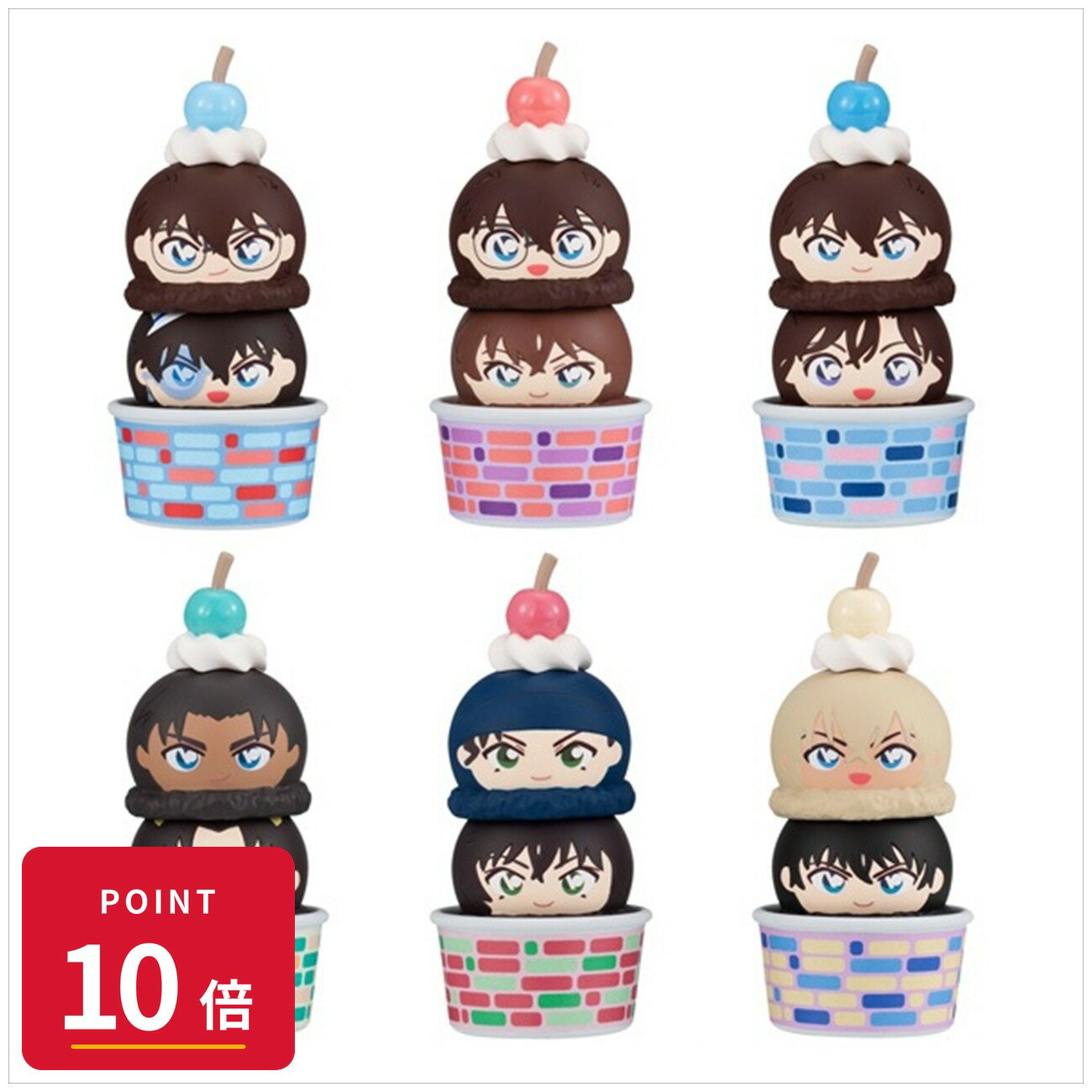 Rakuten - 【エントリーで全品P10倍】【予約】 メガハウス つみちぇん 名探偵コナン BOX入数:6 6個入り フィギュア 【2026年12月発売予定】