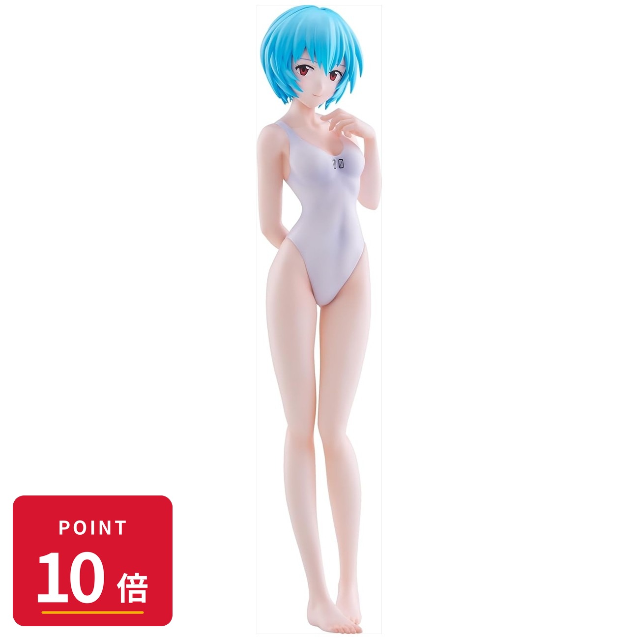 Rakuten - 【エントリーで全品P10倍】【予約】 ウェーブ POP UP PARADE BEACH QUEENS ヱヴァンゲリヲン新劇場版 綾波レイ【ワンピースstyle】 L size フィギュア 【2027年1月発売予定】