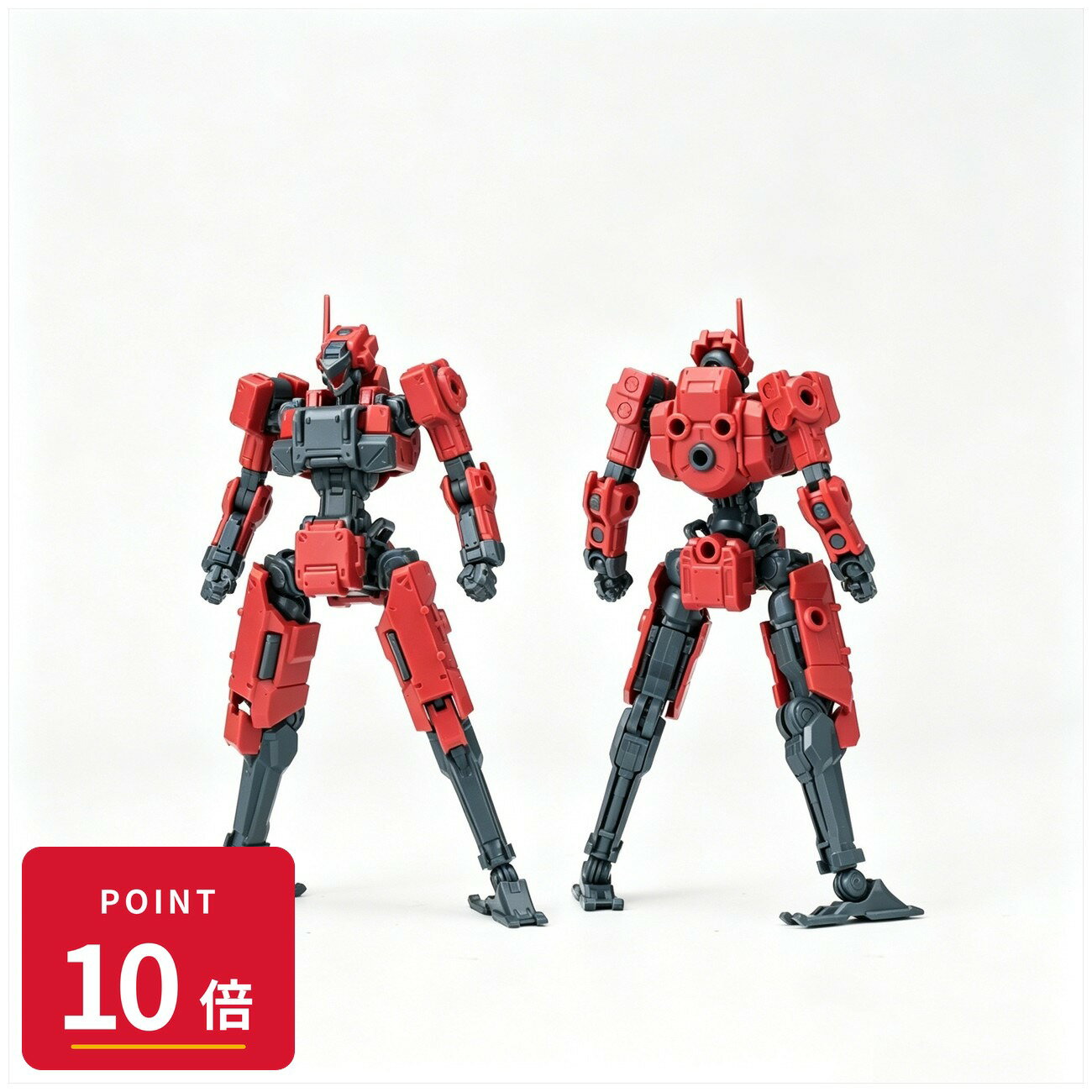 Rakuten - 【エントリーで全品P10倍】【予約】 SHEIK MAINLAND 3 min project(スリーミニッツプロジェクト)シリーズ FENRIR(フェンリル) 1/18スケールプラスチックモデルキット(レッド) フィギュア 【2026年7月発売予定】