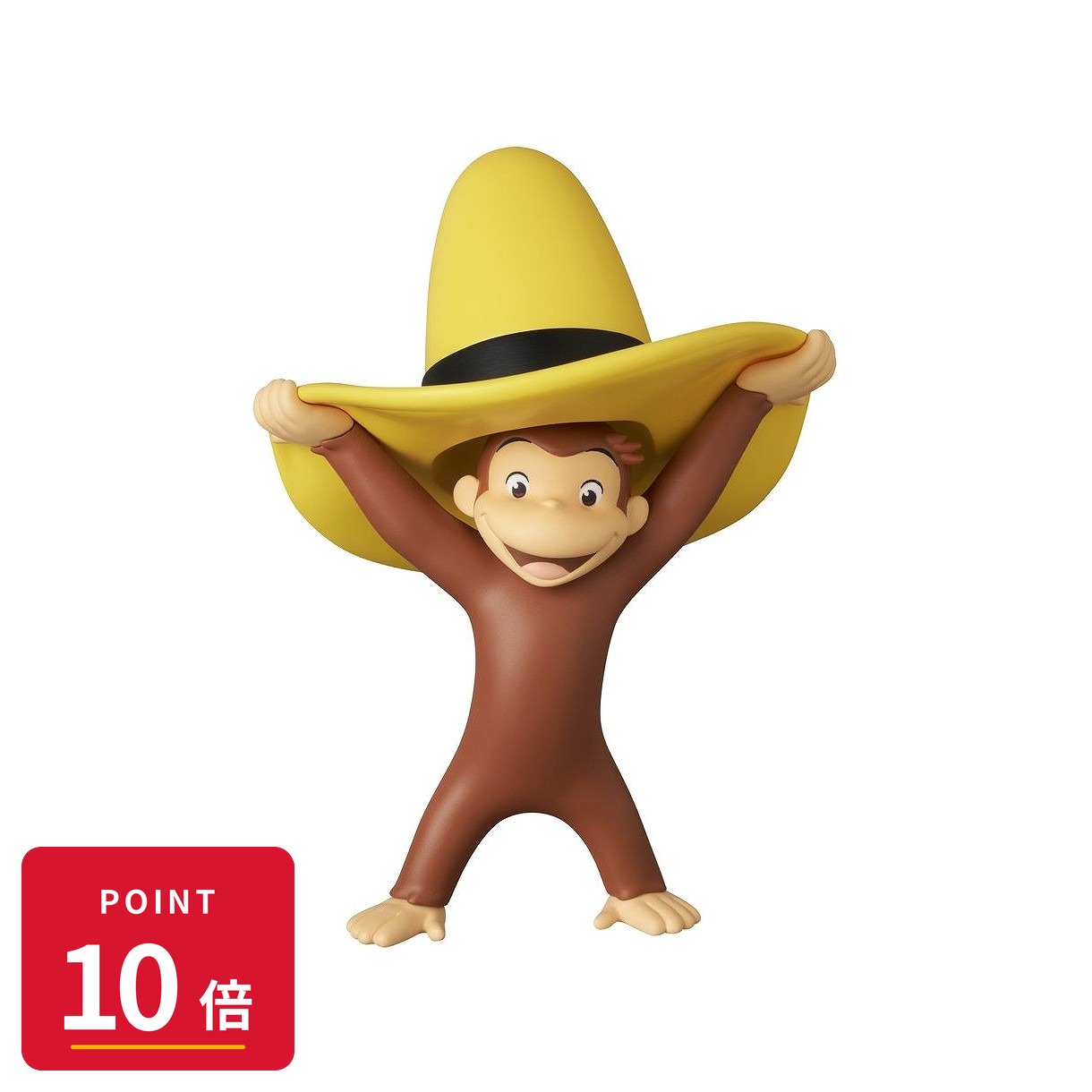 乐天商城 - 【エントリーで全品P10倍】【予約】 メディコムトイ UDF Curious George w/Hat フィギュア 【2026年10月発売予定】