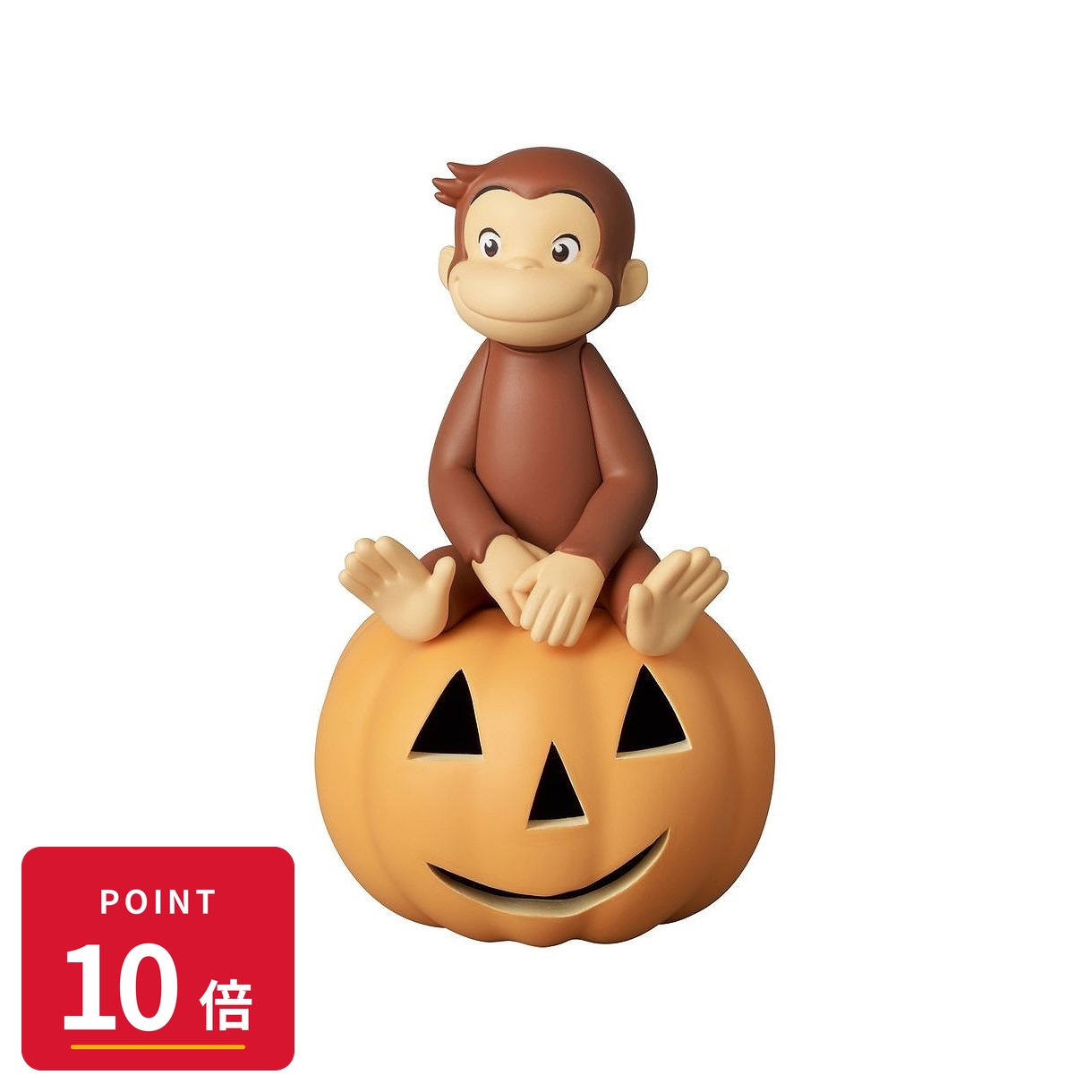 Rakuten - 【エントリーで全品P10倍】【予約】 メディコムトイ UDF Curious George w/Pumpkin フィギュア 【2026年10月発売予定】