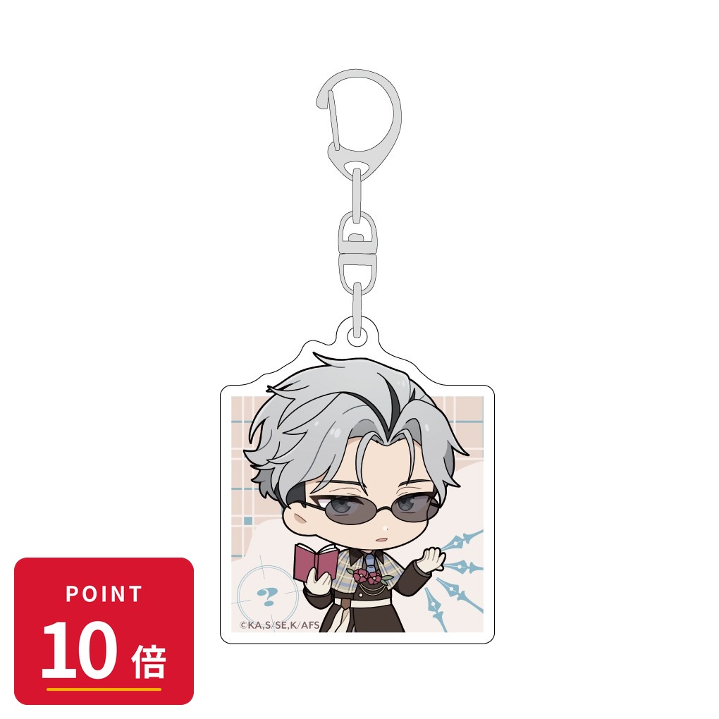 乐天商城 - 【エントリーで全品P10倍】【予約】 Parflette 【Parflette】春夏秋冬代行者 春の舞 アクリルキーホルダー(寒月凍蝶/探偵) グッズ 【2026年9月発売予定】