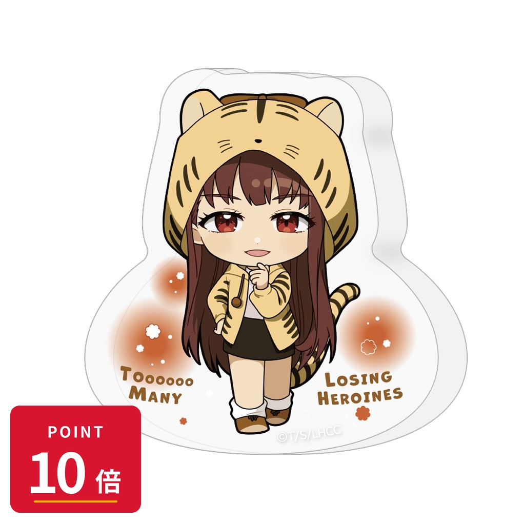 Rakuten - 【エントリーで全品P10倍】【予約】 カーテン魂 【カーテン魂】負けヒロインが多すぎる! ダイカットアクリルブロック(放虎原ひばり/ケモミミパーカー) グッズ 【2026年9月発売予定】